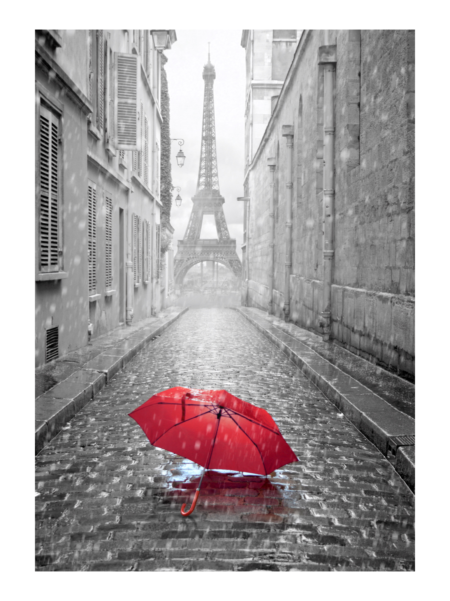 Картина на холсте 40x57 см "Улица Парижа", ПринтДекор, PR-PH-172